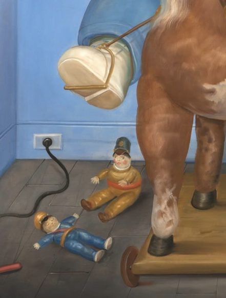 Fernando Botero - Pedrito a caballo, 1974 (Detalle)