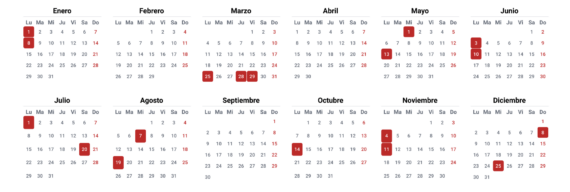 Calendario De Días Festivos en colombia 2024 - Cuáles Días Festivos Y Cuántos Puentes Hay En Colombia Este Año?