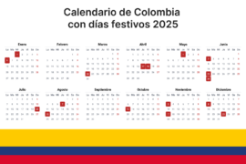 Calendario De Días Festivos en colombia 2025 - Cuáles Días Festivos Y Cuántos Puentes Hay En Colombia 2025