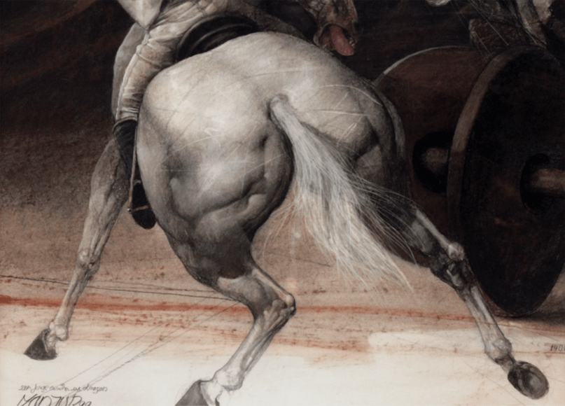David Manzur - San Jorge y el Dragón | Arte Colombiano (Detalle)