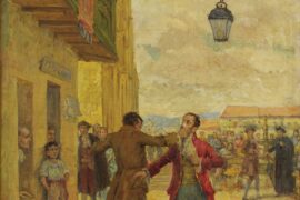 Pedro Alcántara Quijano - Reyerta del 20 de julio de 1810 | Arte Colombiano